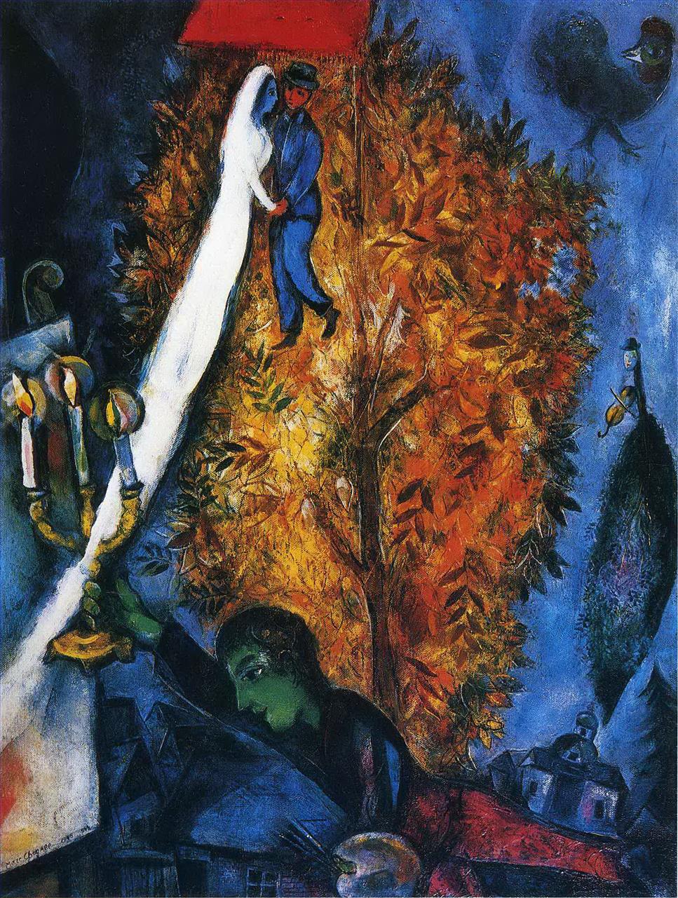 L’arbre de vie contemporain de Marc Chagall Peintures à l'huile
